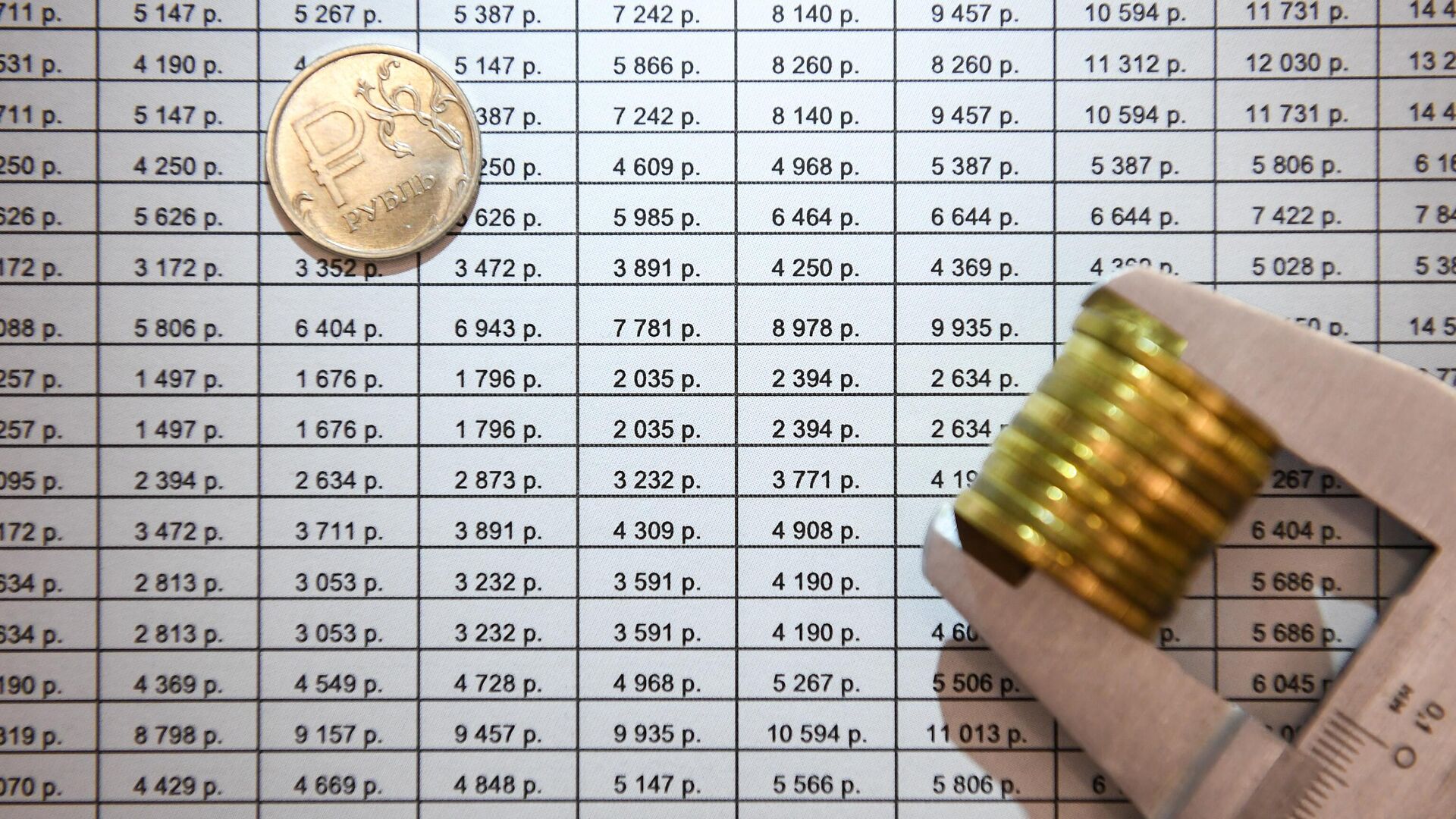 Штангенциркуль с монетами России - РИА Новости, 1920, 22.11.2023