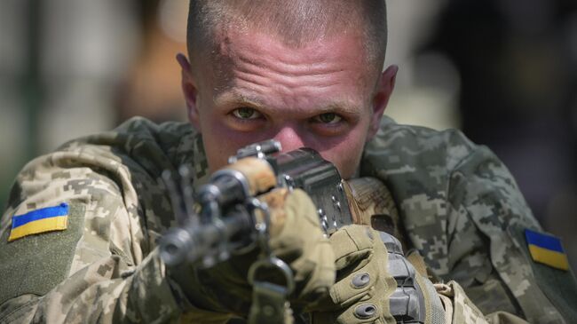 Мобилизованный военнослужащий Украины