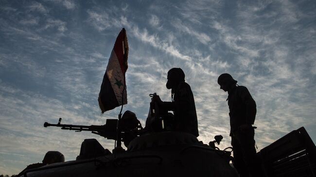 Военнослужащие Сирийской арабской армии