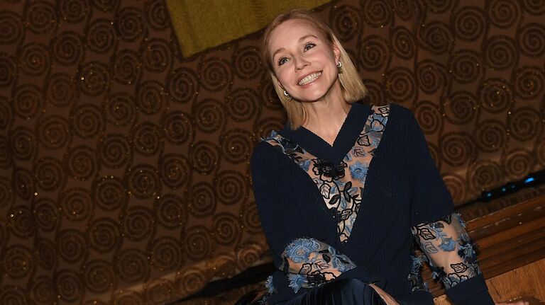 Актриса Марина Зудина на премии Художественного театра в Московском художественном театре имени А. П. Чехова в Москве Актриса Марина Зудина на премии Художественного театра в Московском художественном театре имени А. П. Чехова в Москве