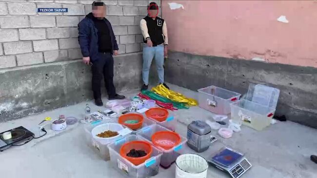 В Узбекистане обнаружили тайник с опиумом из Таджикистана