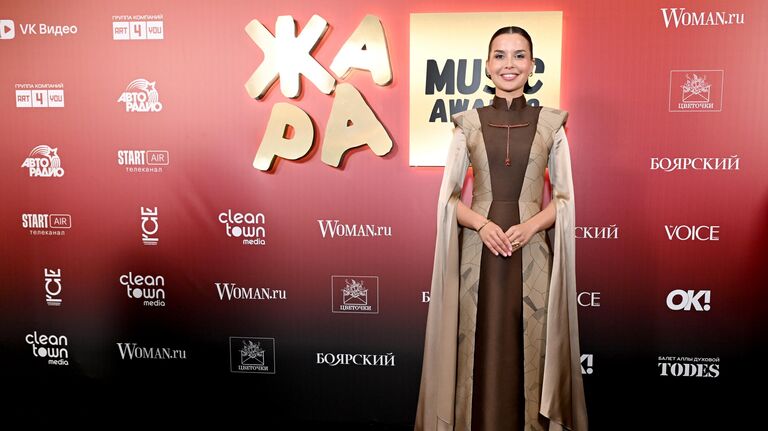 Певица Татьяна Куртукова на VIII ежегодной музыкальной премии ЖАРА Music Awards 2025 в концертном зале Live Арена