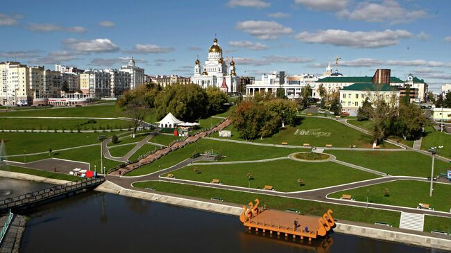 Вид на центральную часть Саранска
