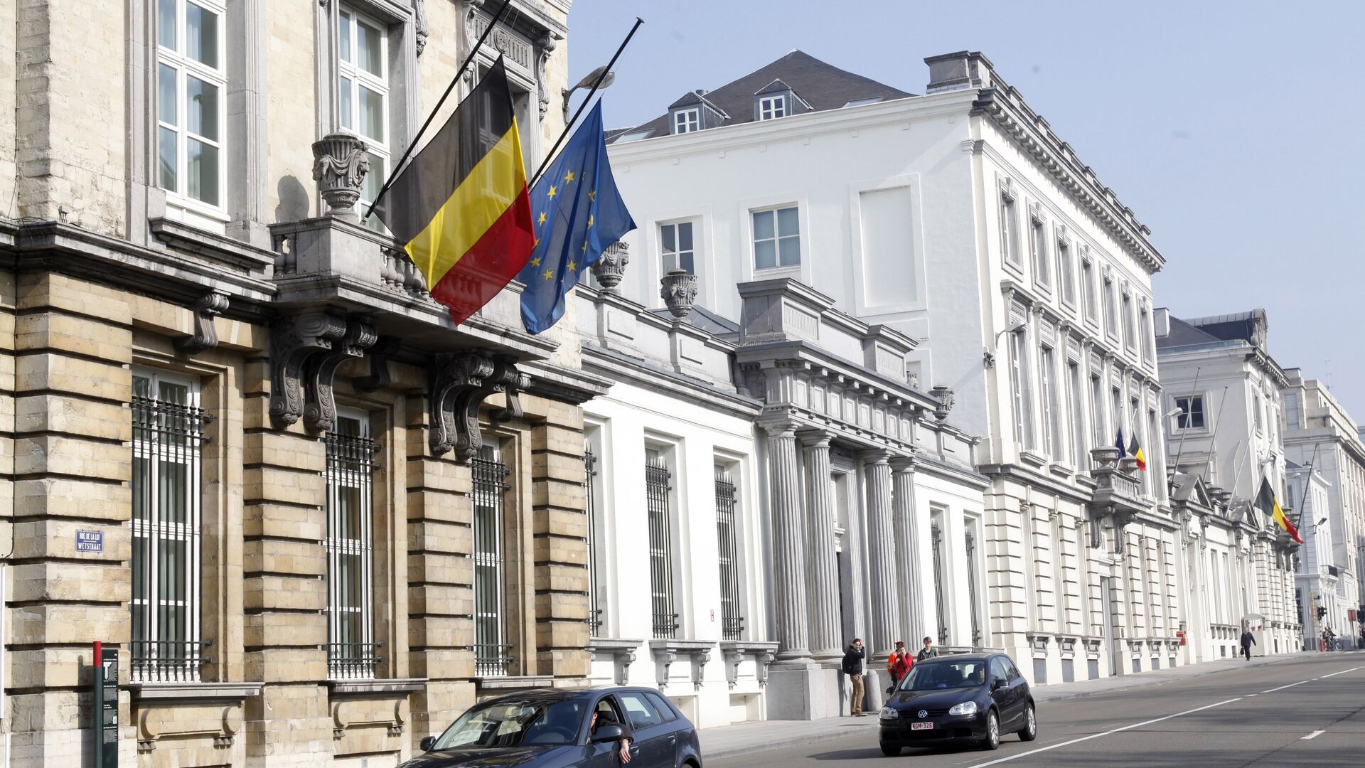 Здание парламента Бельгии в Брюсселе Здание парламента Бельгии в Брюсселе - РИА Новости, 1920, 31.08.2022