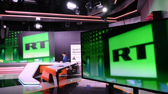 Студия телеканала RT 