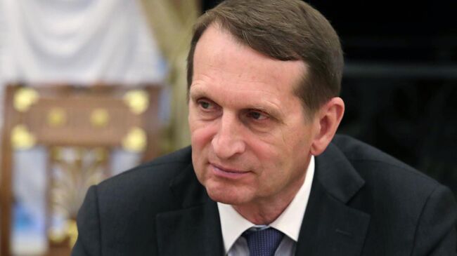 Директор Службы внешней разведки   Сергей Нарышкин 