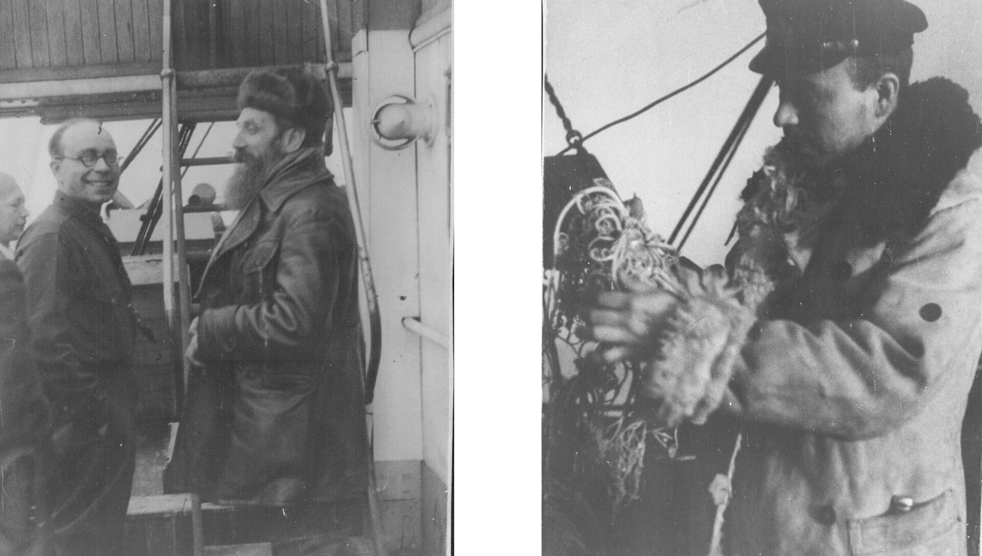 Николай Зубов, Георгий Ушаков, Отто Шмидт, Садко 1935 - РИА Новости, 1920, 21.05.2013