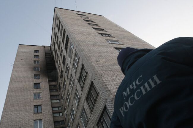 Пожар в жилом доме в Сестрорецке